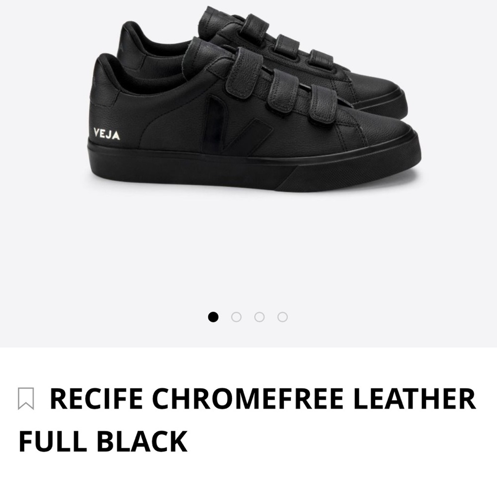 Used once VEJA Black Shoes
